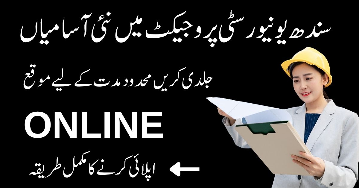 The Sindh University has received applications on the position of Project Engineer.